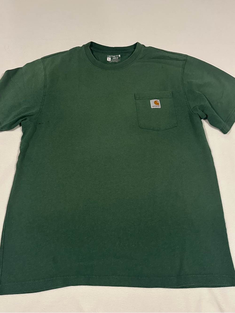 Carhartt Short-Sleeve Pocket Tee in Forest Green